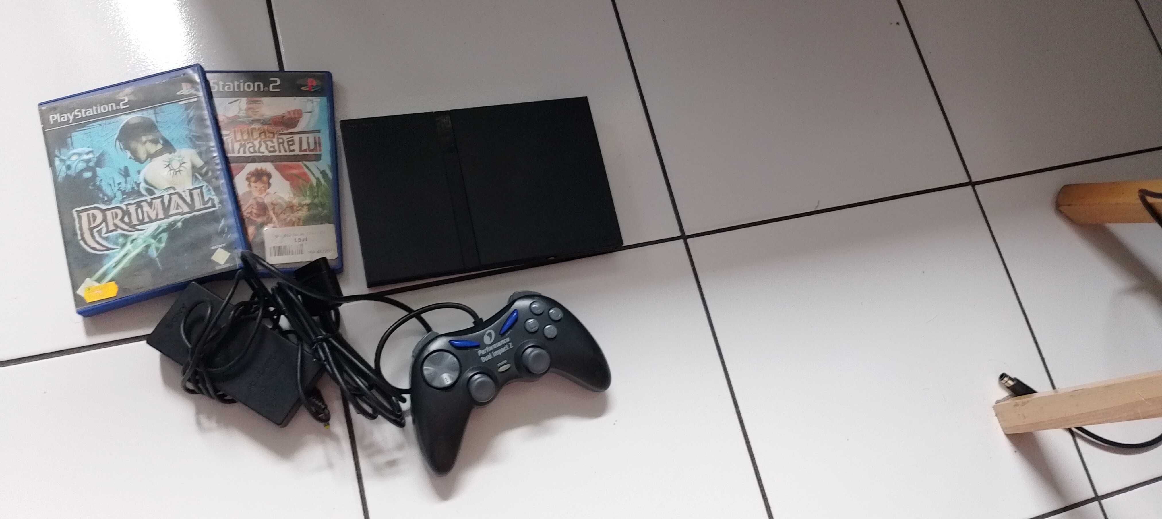 Konsola bdb stan PlayStation 2 komplet z grami i padem