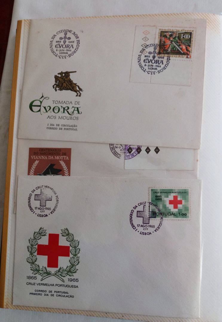 Envelopes CTT selos 1 dia