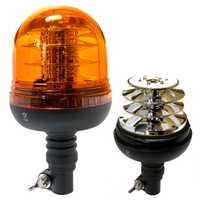 Lampa ostrzegawcza LED DUŻY KOGUT trzpień homologacja E9 R65 12-24V