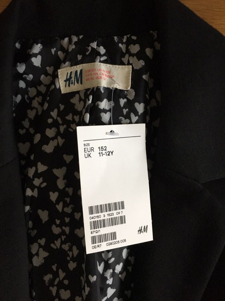 Новый школьный пиджак H&M