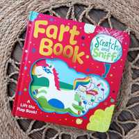 Książka z okienkami dla dzieci "Fart book"