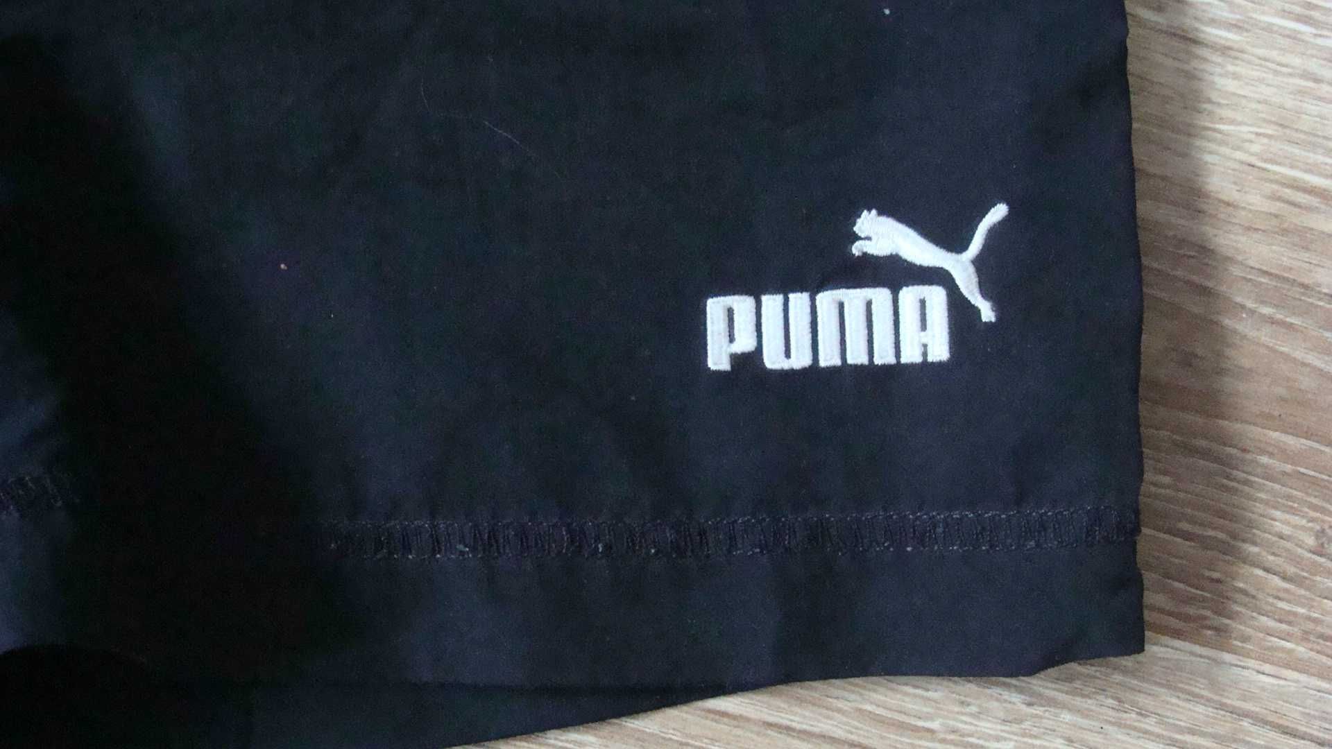 czarne spodenki Puma 128 sportowe