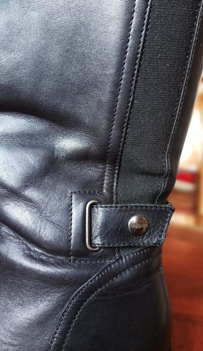 Czarne skórzane kozaki Lasocki rozmiar 36 stan idealny!