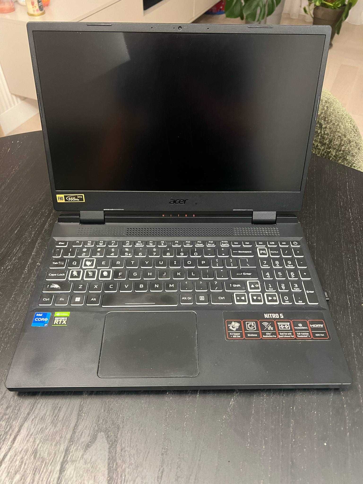 Acer Nitro 5 i7-12700H rtx 3070ti 165 Hz