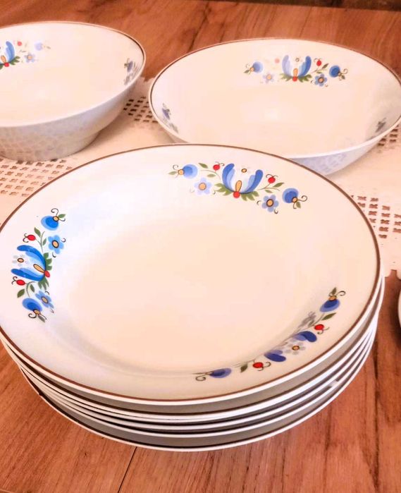 Serwis obiadowy na 6 osób Lubiana Wzór kaszubski