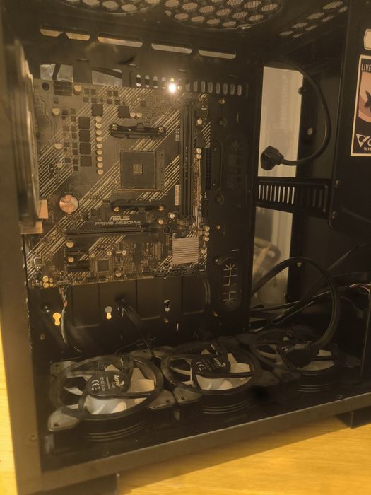 Atx jonsbo U5 + motherboard + fans