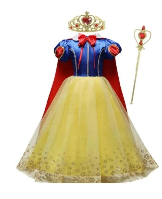 Дитяча сукня Білосніжка на 3-4, 5-6, 7-8, 9-10 р