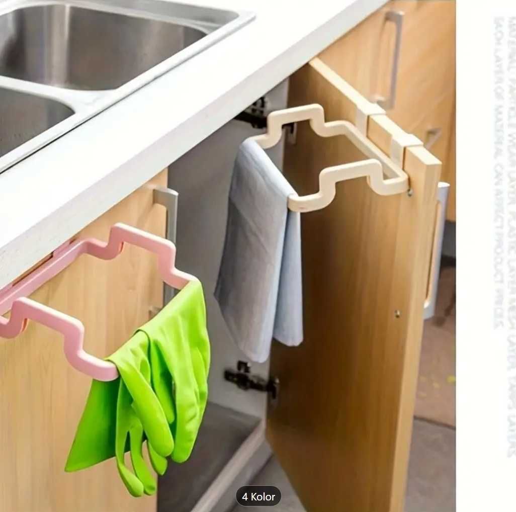 UCHWYT NA SZAFKĘ kuchenną na worek na śmieci ścierki ORGANIZER