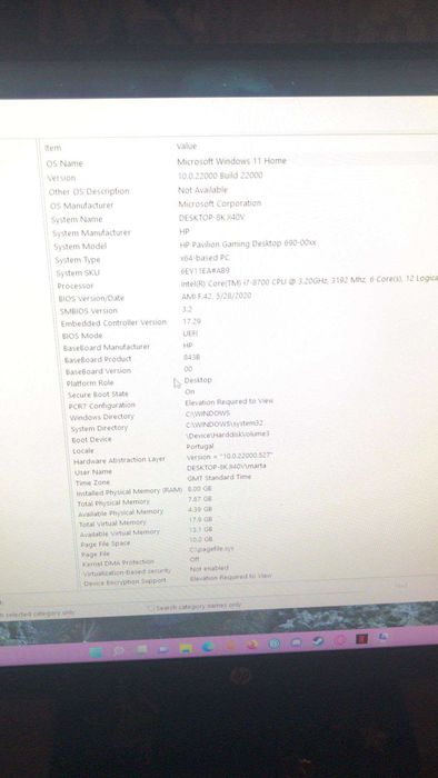 i7-8700 GTX 1060 8GB RAM 1TB+250GB SSD