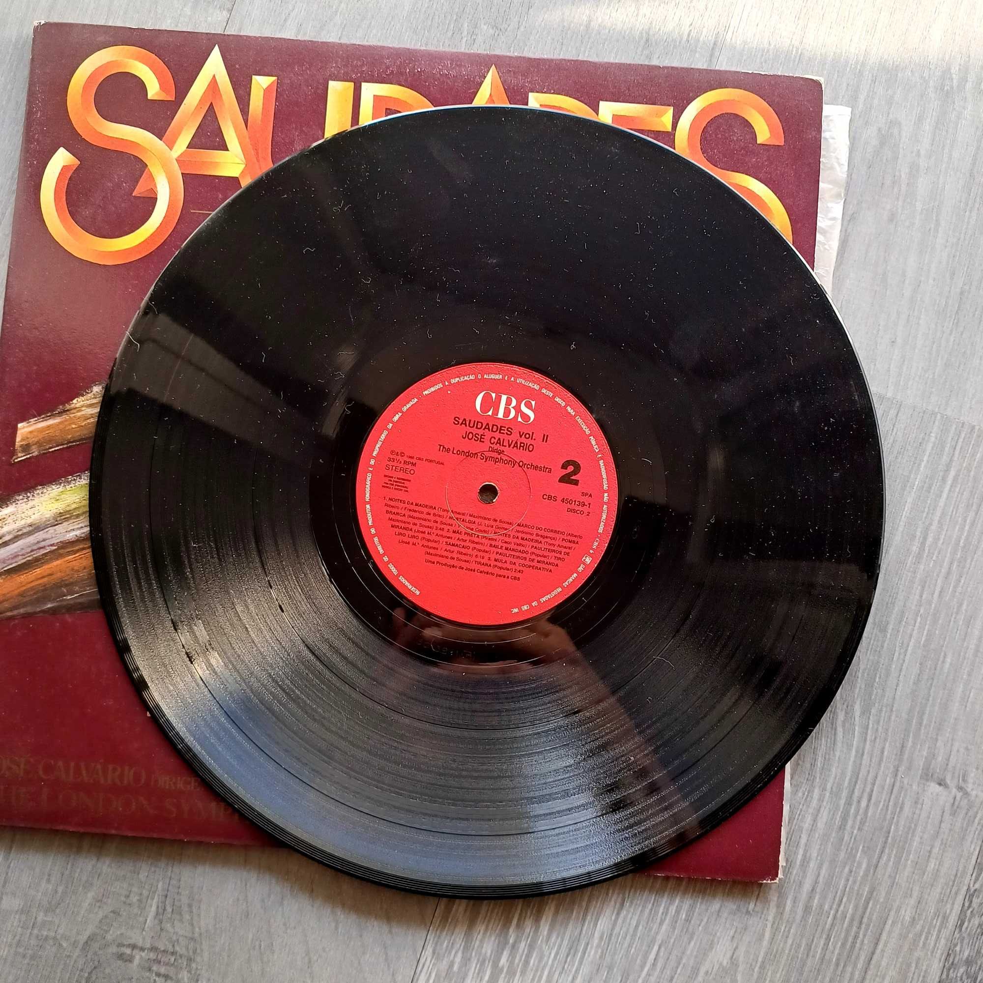 José Calvário L.S.O. 2LP Saudades II Gatefold