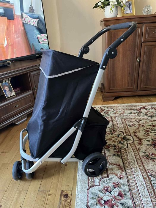 Wózek na zakupy duży, pojemny