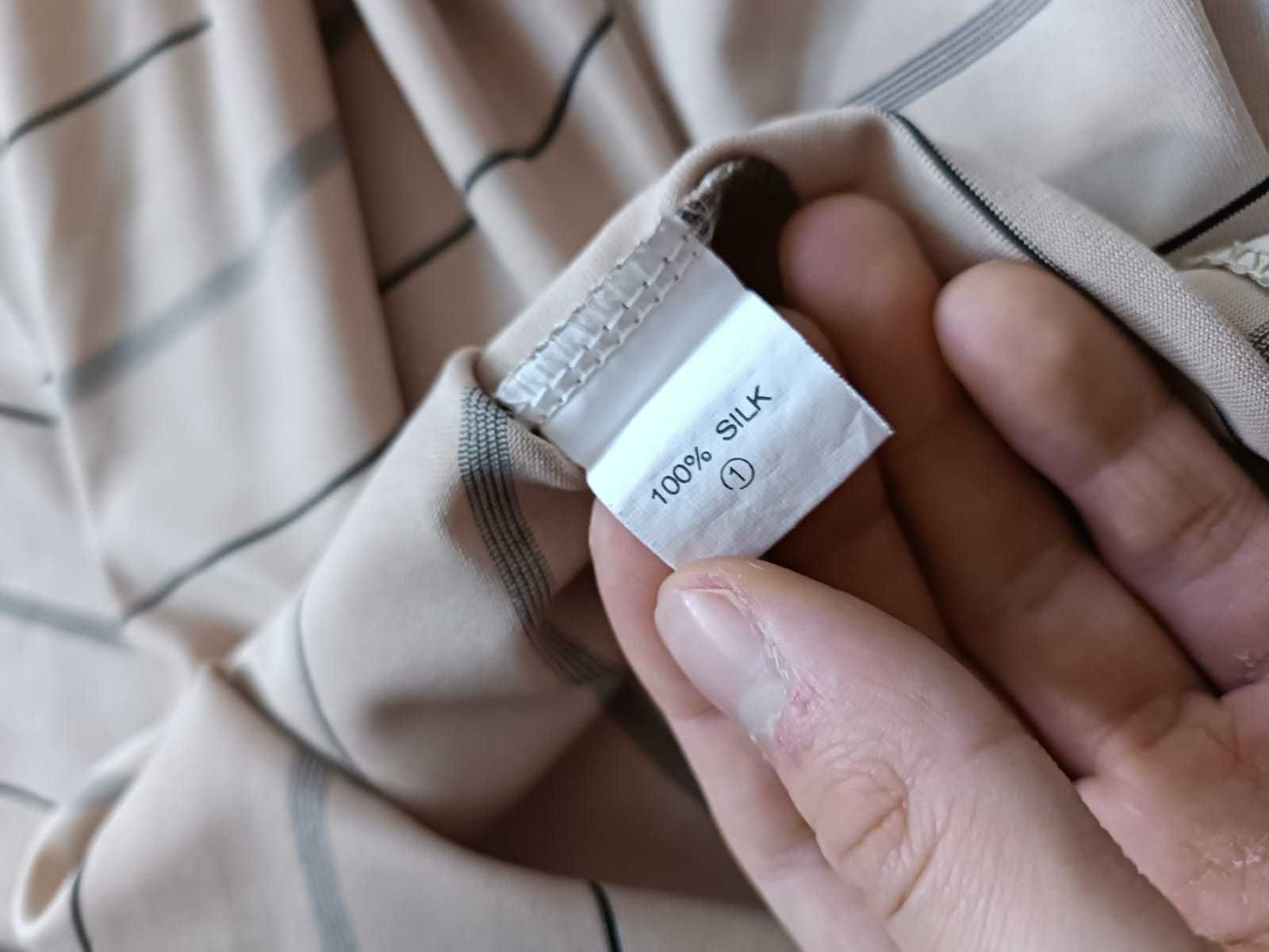 Koszulka męska jedwabna Yves Saint Laurent vintage