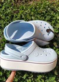 Crocs Crocband Platform Blossom кроксы женские на платформе 36-41