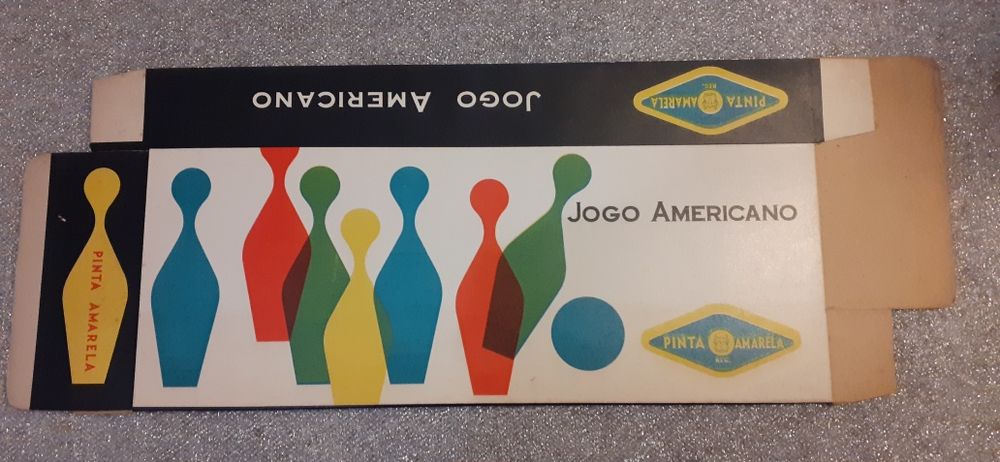 Brinquedo Português. Caixa de jogo.