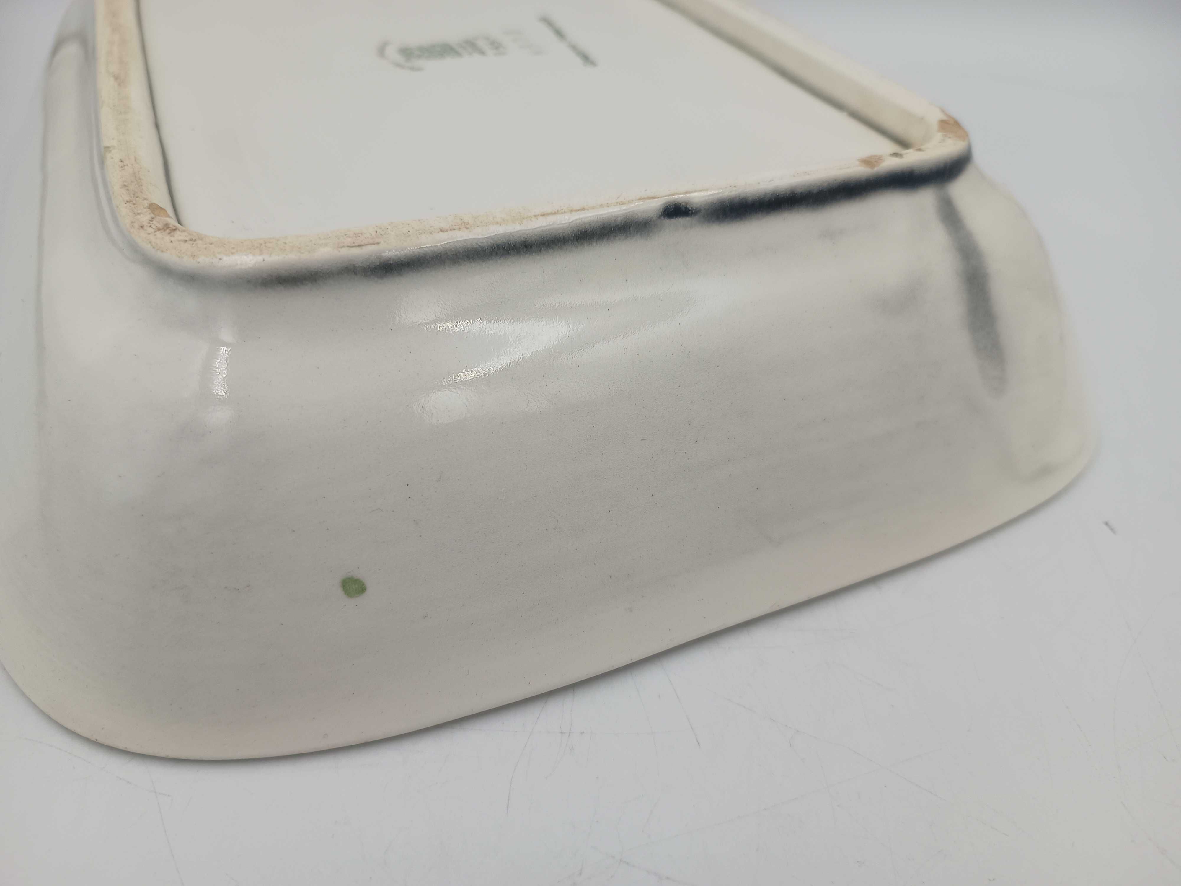 Ceramiczny półmisek Fajans Włocławek S550 miska ceramika z PRL lata 60