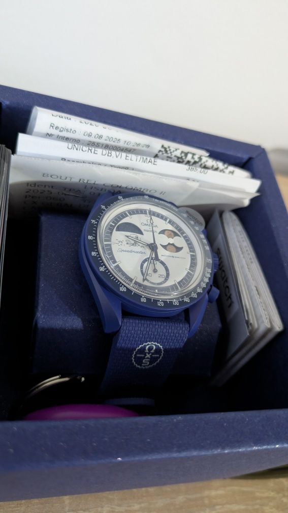 Omega x Swatch Moonswatch Mission to Earthphase Moonshine Gold