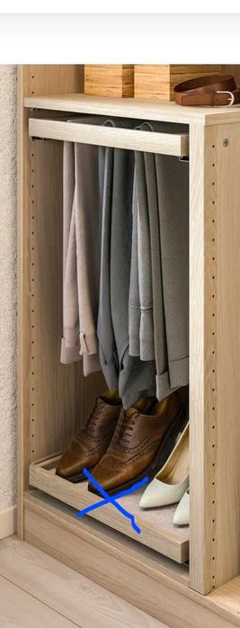 Ikea Komplement - przegroda do obudowy /wieszak na spodnie