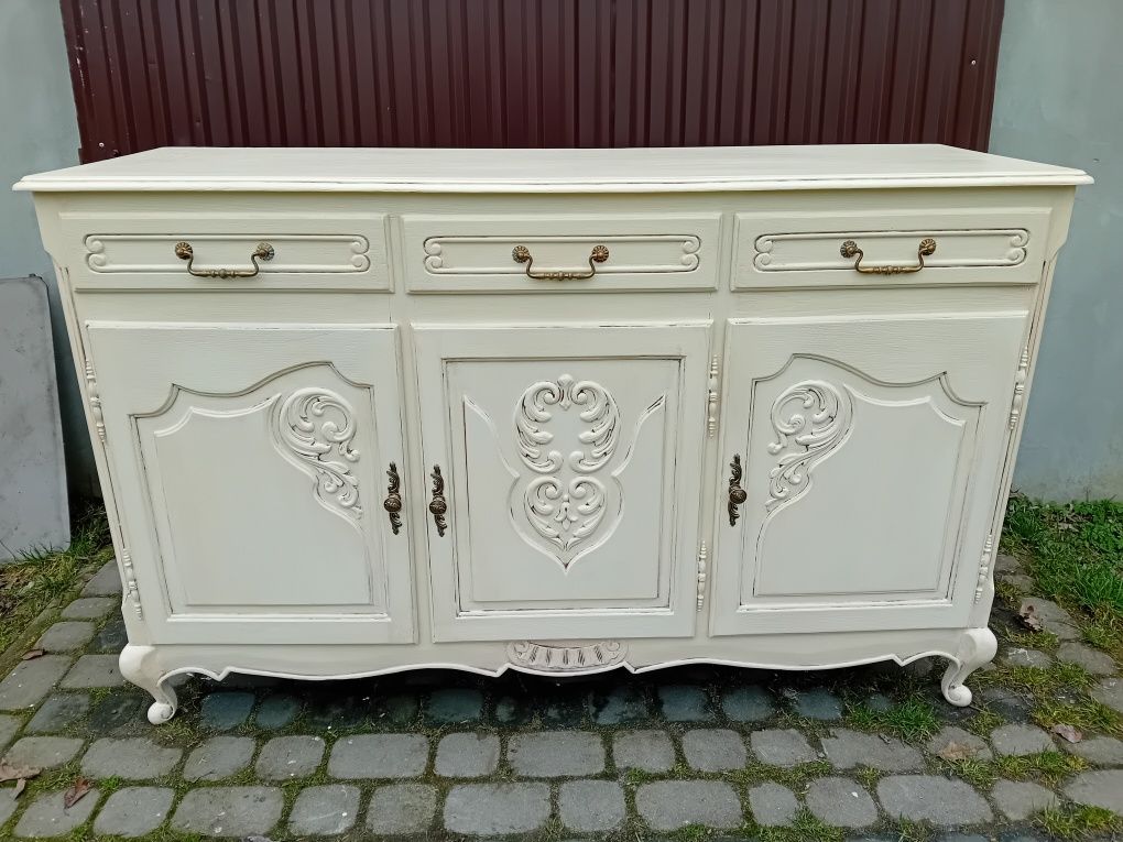 Komoda ludwikowska Shabby Chic 150cm