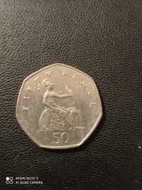 Moneta Elizabeth ll 50 pence