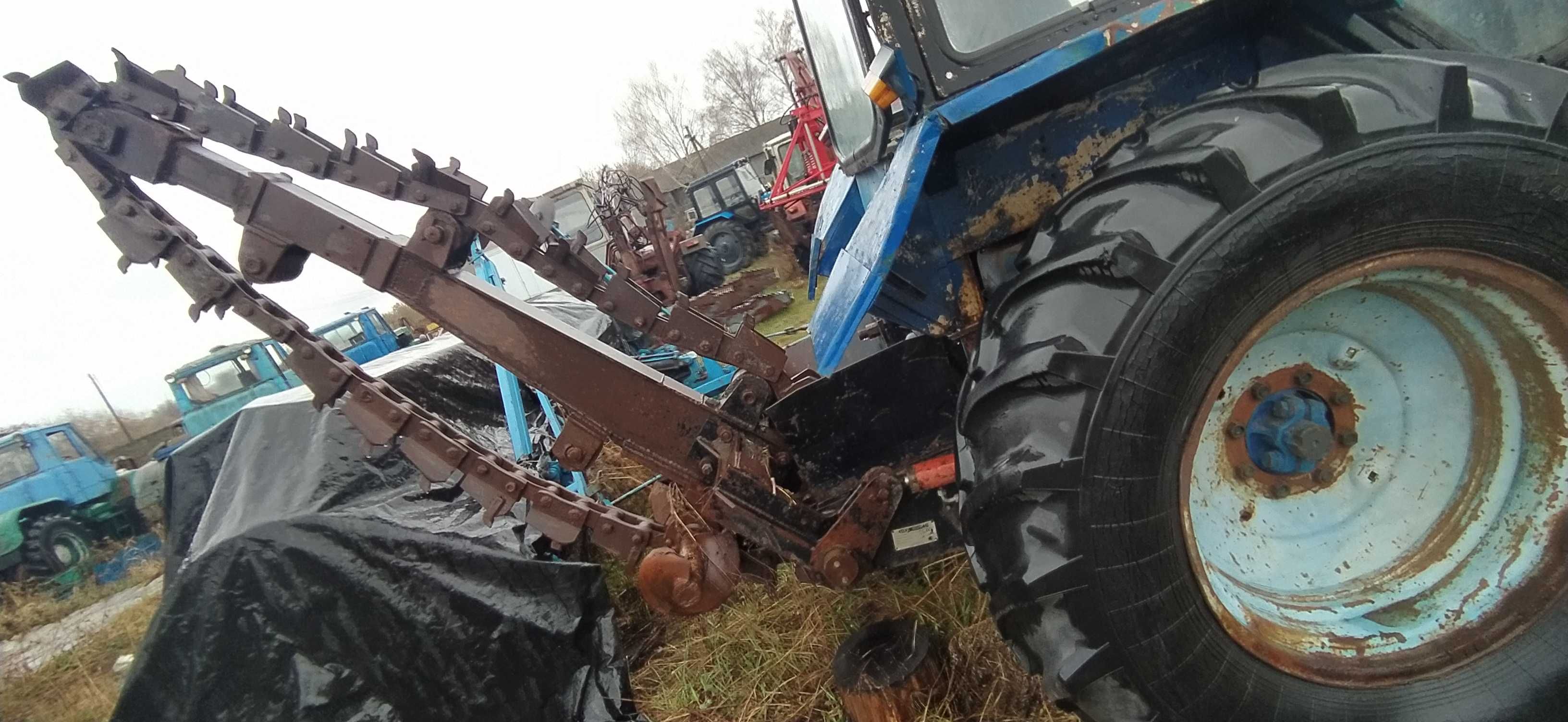 МТЗ 82 Траншее копатель баровая установка ЭЦУ 150