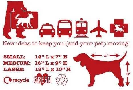 Сумка-переноска для СОБАКИ Bark-n-Bag Monaco Pebble Grain, НОВАЯ!