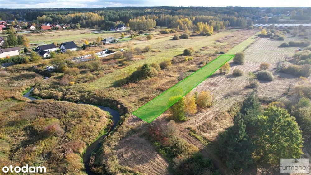 Działka budowlana z dostępem do rzeki