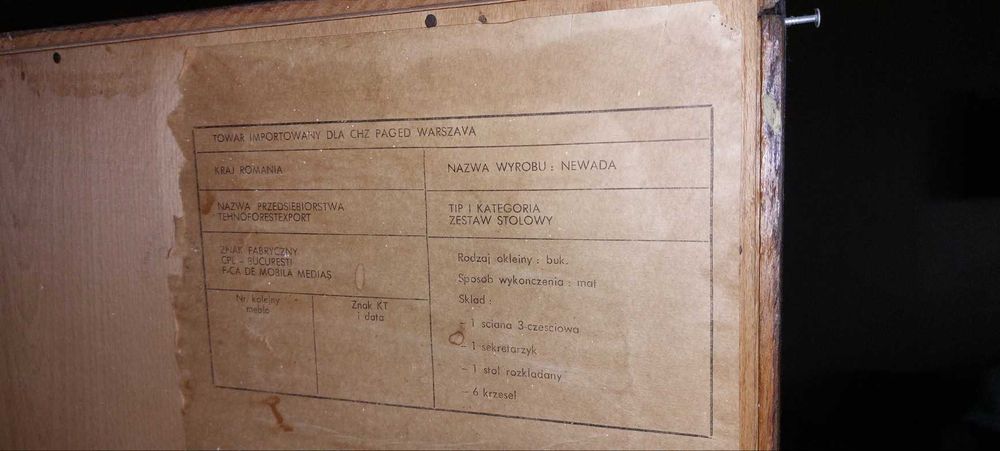 Meble drewniane Newada