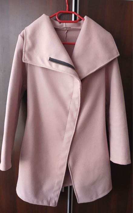 Płaszcz Płaszczyk damski rozmiar S jasnoróżowy