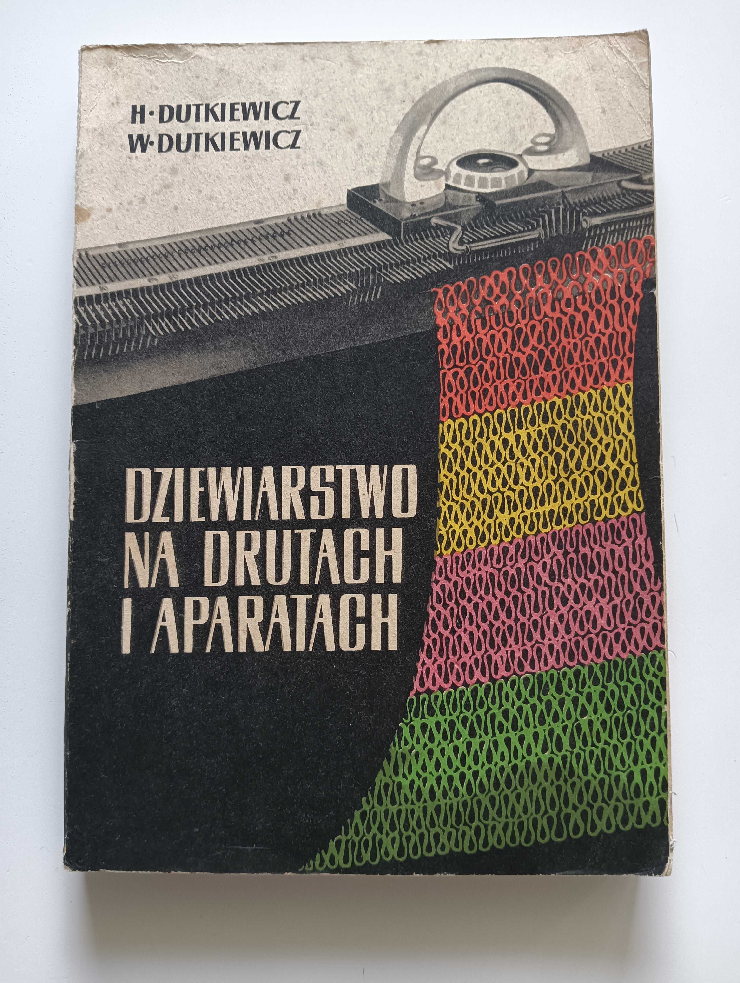 Książki - dziewiarstwo i hafciarstwo - kolekcja PRL