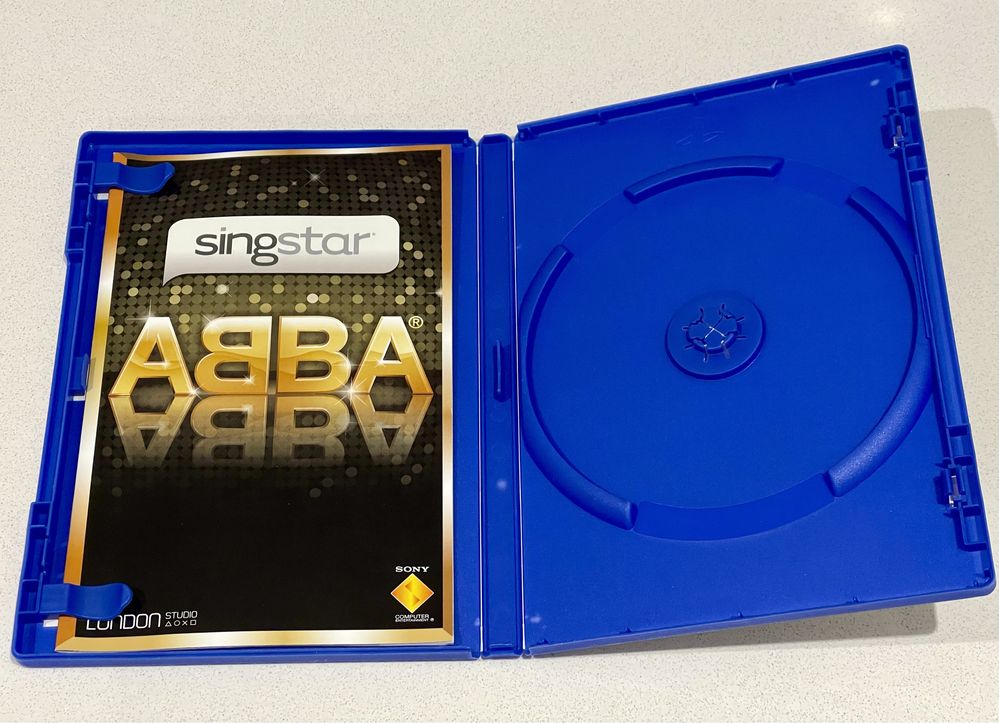 Caixa sing star ABBA - sem cd - PlayStation 2