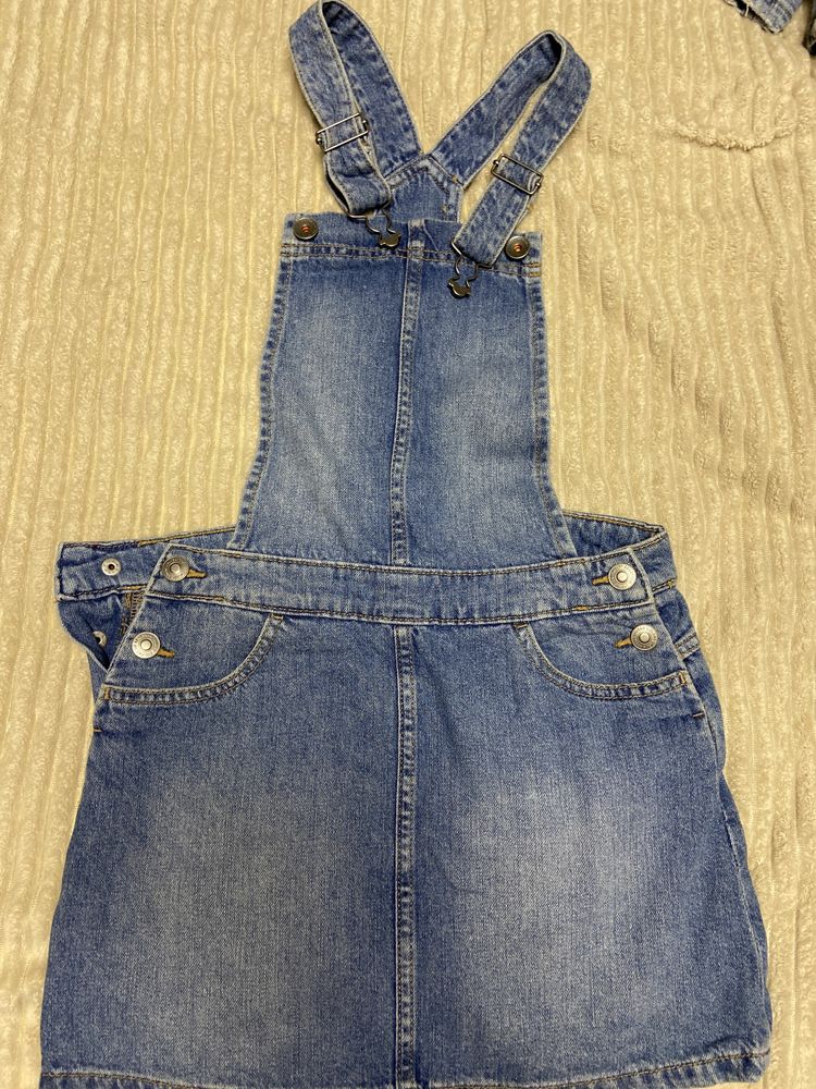 Продам джинсовый сарафан Benetton