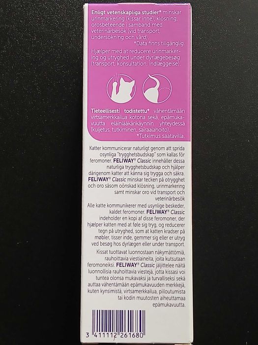 Feliway Classic Spray 60ml *spray do transportu*nowy i oryginalny