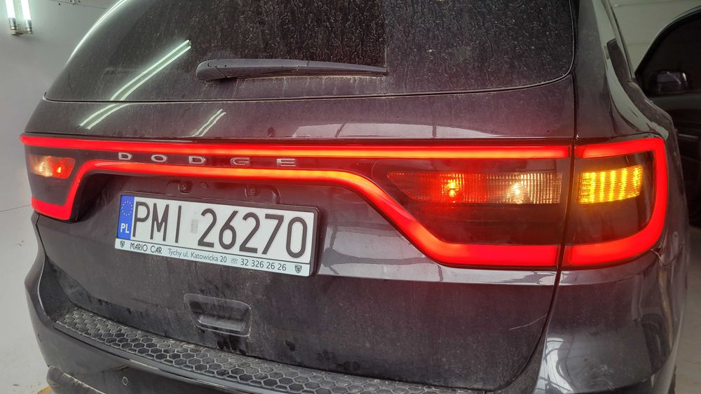 Lampy tylne EU Dodge Durango zmiana z USA kodowanie