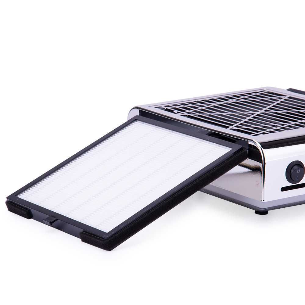 Pochłaniacz pyłu 80W kasetowy MollyLac 1-wiatrakowy Silver srebrny