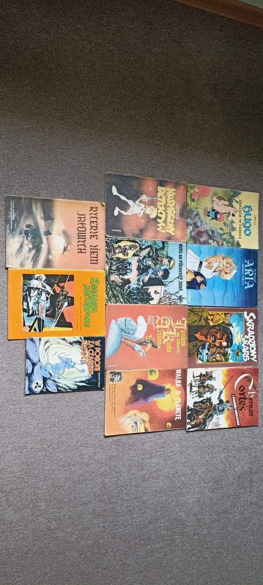 Kolekcja starych komiksów