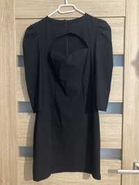 Seksowna sukienka Asos dopasowana dekolt serce r. 38 (UK 10) czarna