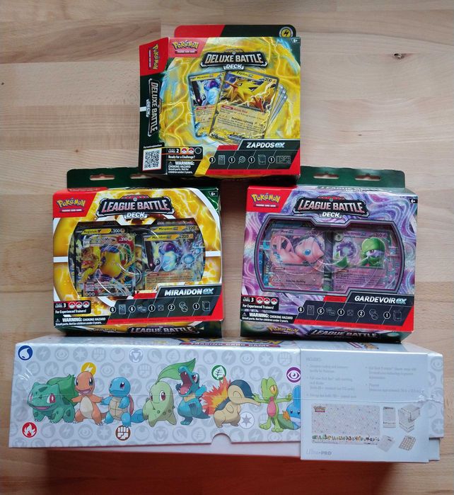 Pokemon TCG talie Gardevoir EX Miraidon EX Zapdos EX Ultra Pro