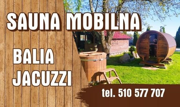 Sauna Mobilna Balia Jacuzzi Zwoleń, Wynajmę!