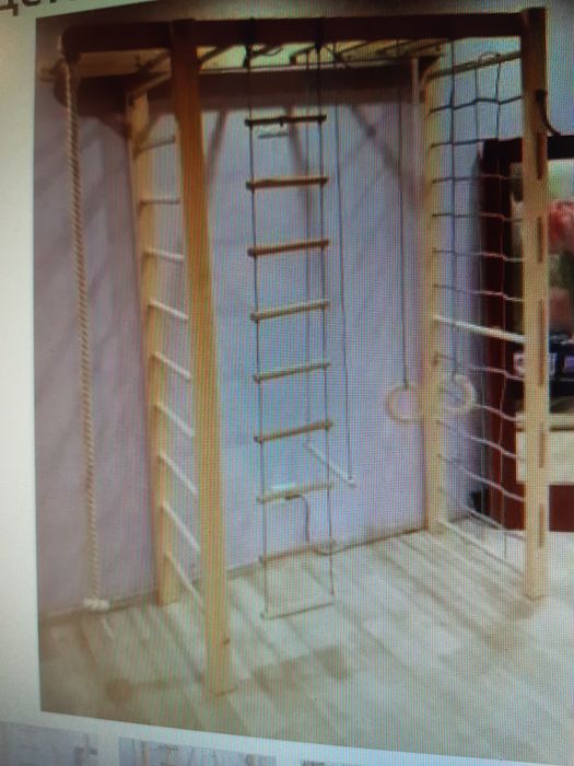 Детская шведская стенка (плюс гладиаторская сетка) Одесса.