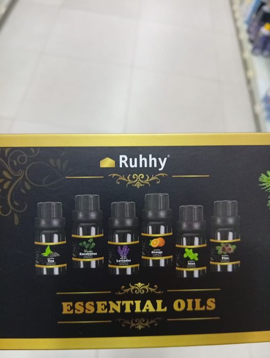 Conjunto de Óleos de Fragrância Naturais - 6 Aromas (10ml)