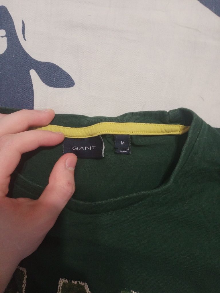 Вінтажна футболка Gant зелена