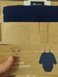 Body 86/92 granatowe nowe