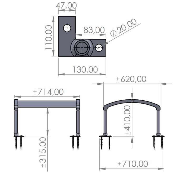 Garaż do robota koszącego Zadaszenie domek do kosiarki Worx Gardena