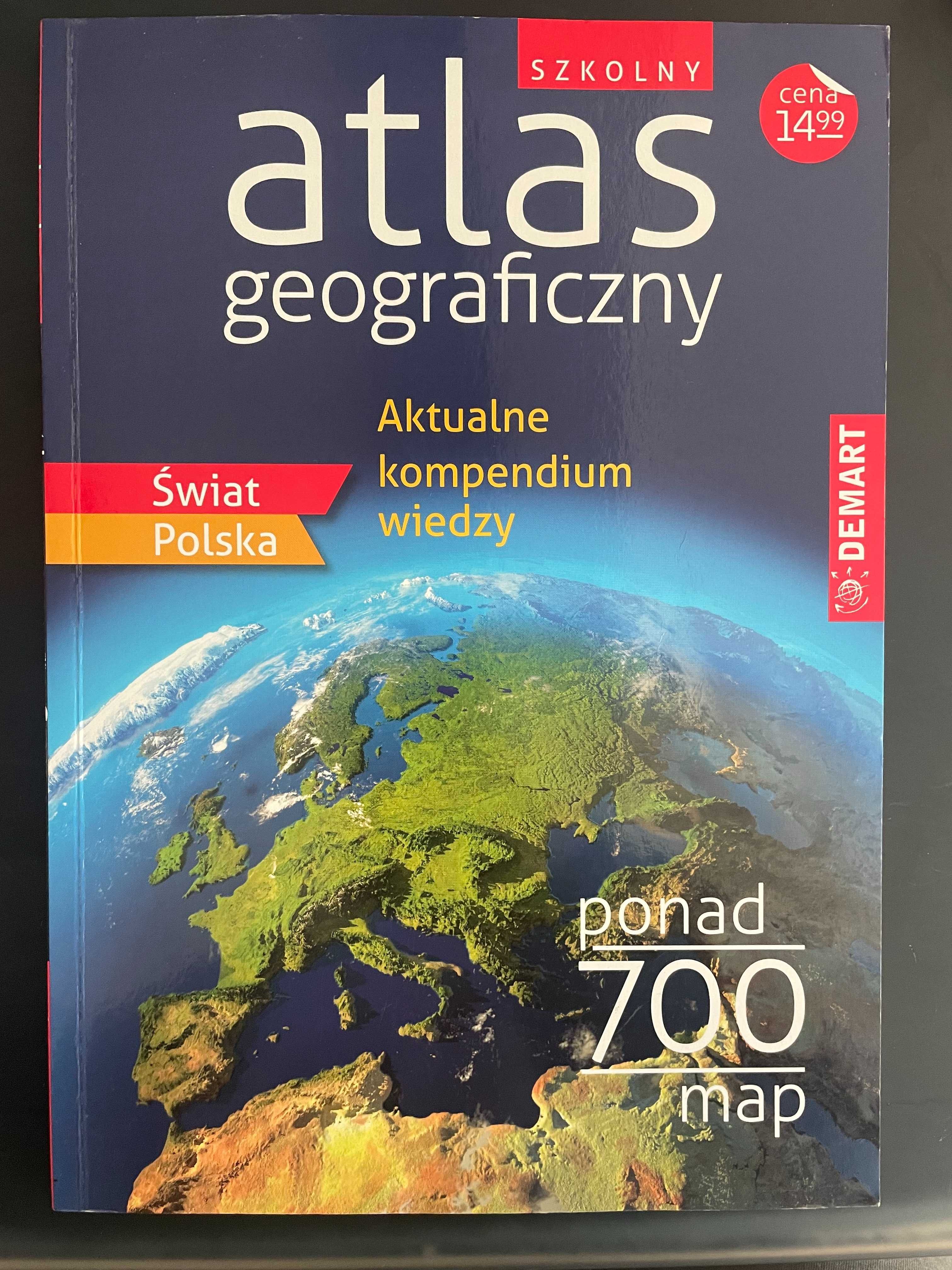 Szkolny atlas geograficzny. Świat. Polska