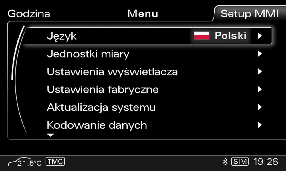 Audi MMI 3G High Polskie menu lektor Mapa 6.36.0 A4 A5 Q5 A6 A7 Q7 A8