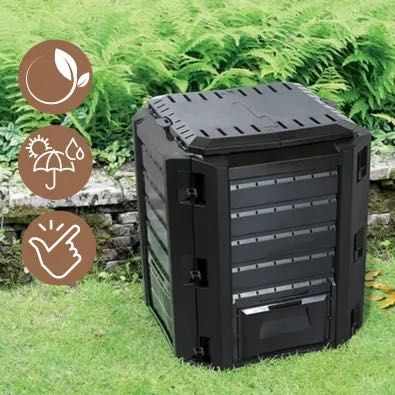Kompostownik Ogrodowy Domowy wytrzymały Pojemny 380L
