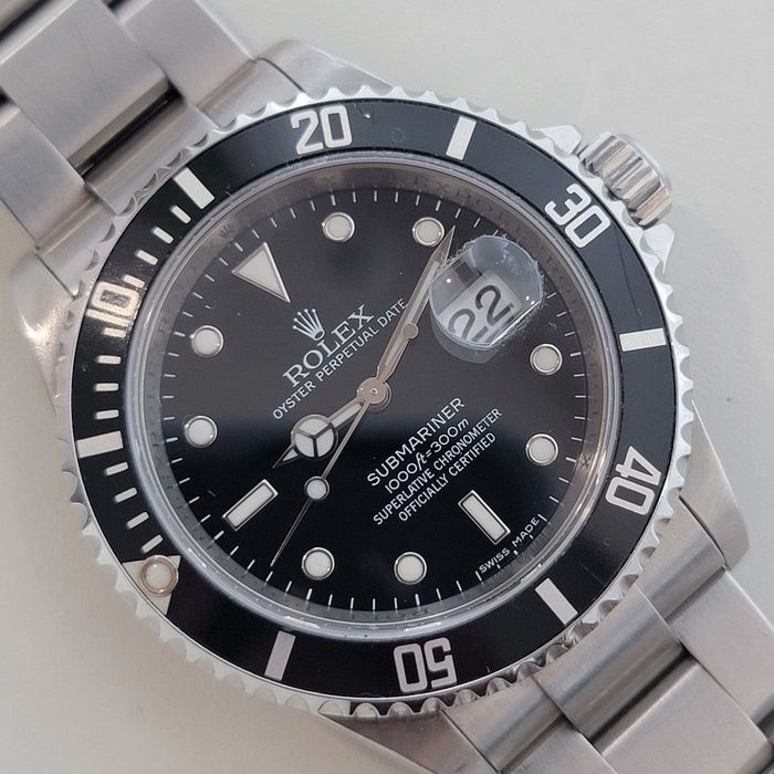 Rolex Submariner Silver Black