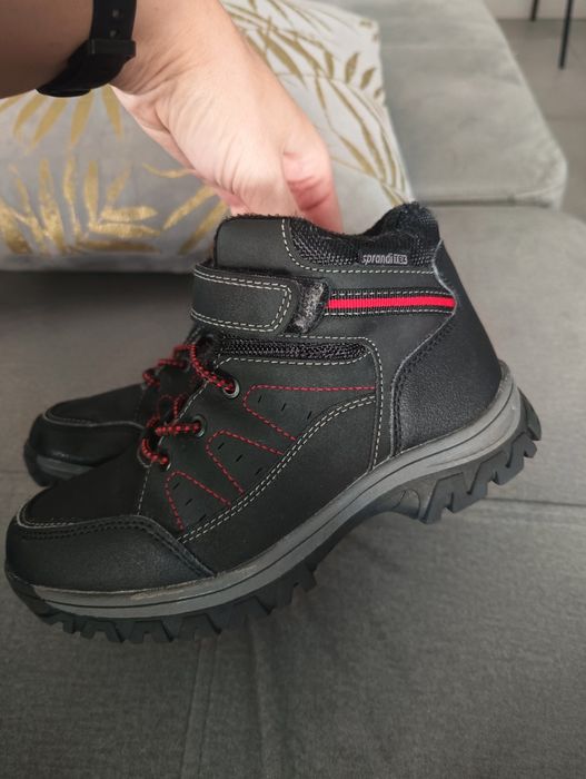 Trzewiki półbuty nieprzemakalne  chłopięce sprandi earth R.34, wkł.21