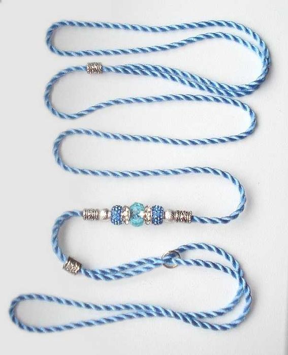 Smycz wystawowa ringówka na wystawę kolor R17