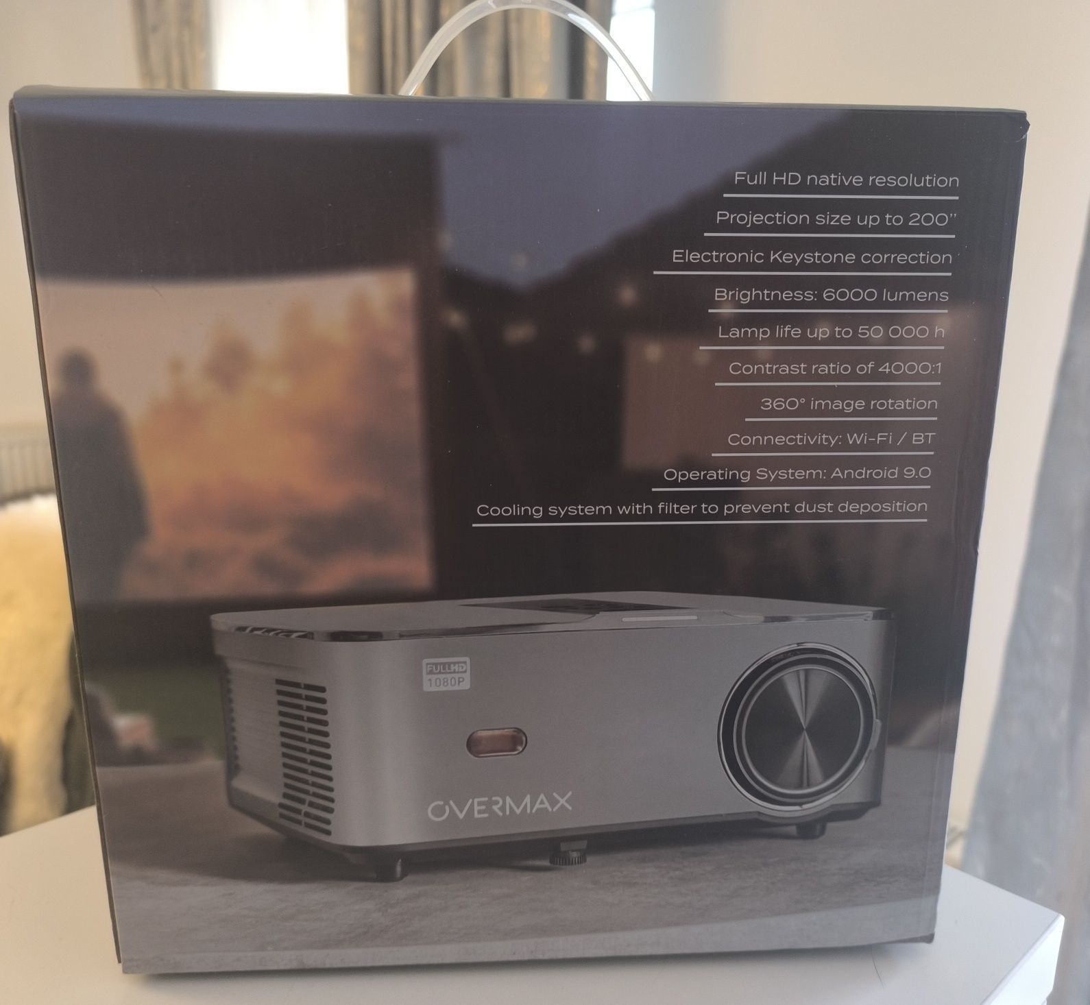 Projektor Overmax Multipic 5.1 Pro – jak nowy, użyty 2 razy